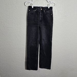 BDG Urban Outfitters Black Relaxed Straight Mid Rise Jeans